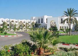 the front view of Melia Palm Azur hotel ...