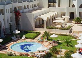 the childrens pools at the Melia Palm Azur hotel ...